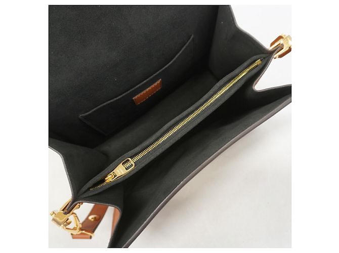 Borsa a tracolla Louis Vuitton Monogram Reverse Dauphine MM Marrone - vista 4