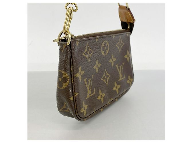 Louis Vuitton Monogram Mini Pochette Accessoires Marrone - vista 2