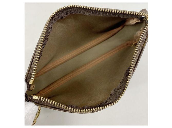 Louis Vuitton Monogram Mini Pochette Accessoires Marrone - vista 4