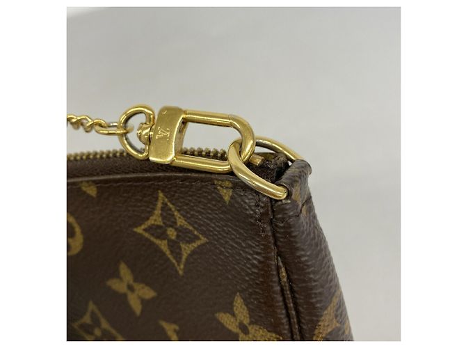 Louis Vuitton Monogram Mini Pochette Accessoires Marrone - vista 7