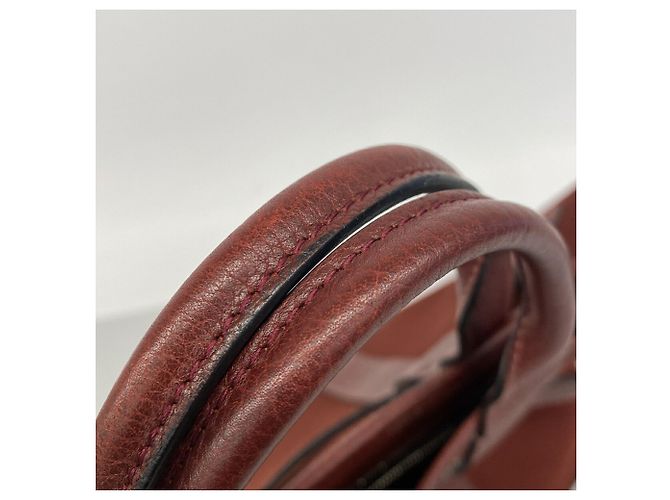 Hermès Borsa Tote Hermes Petite Ceinture Rosso - vista 10