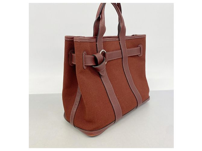 Hermès Borsa Tote Hermes Petite Ceinture Rosso - vista 2