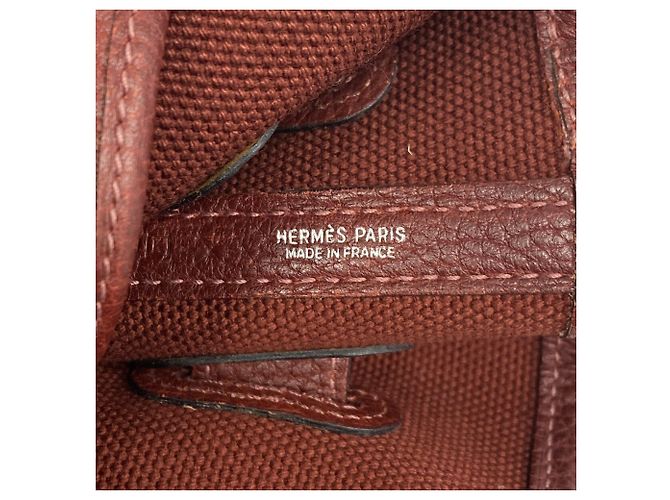 Hermès Borsa Tote Hermes Petite Ceinture Rosso - vista 5