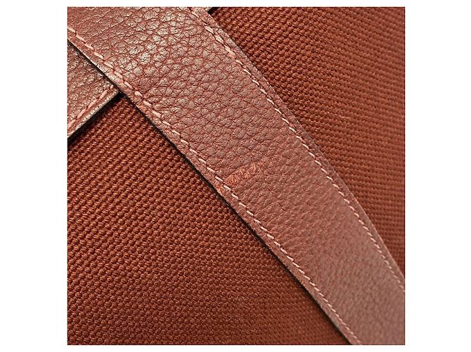 Hermès Borsa Tote Hermes Petite Ceinture Rosso - vista 9