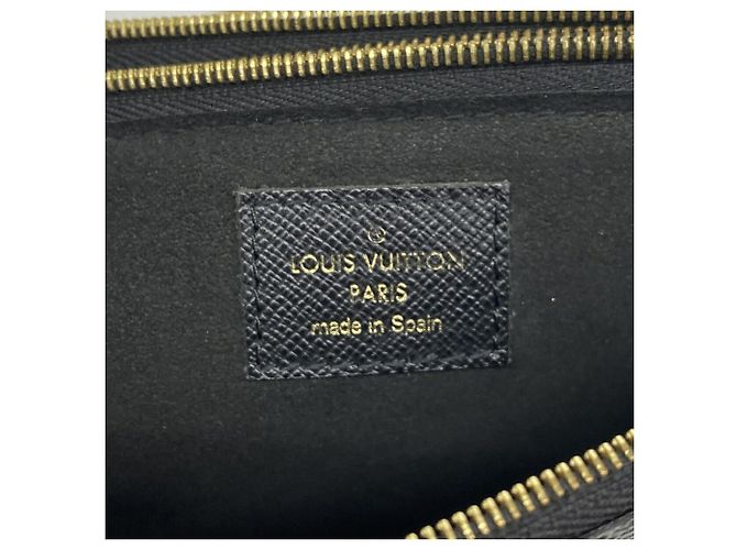 Louis Vuitton Monogram Jungle Pochette Double Zip Shoulder Bag Marrone Nero - vista 5