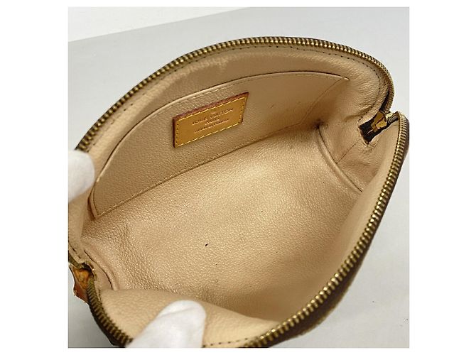 Pochette Louis Vuitton Monogram Pochette Tic PM Marrone - vista 4