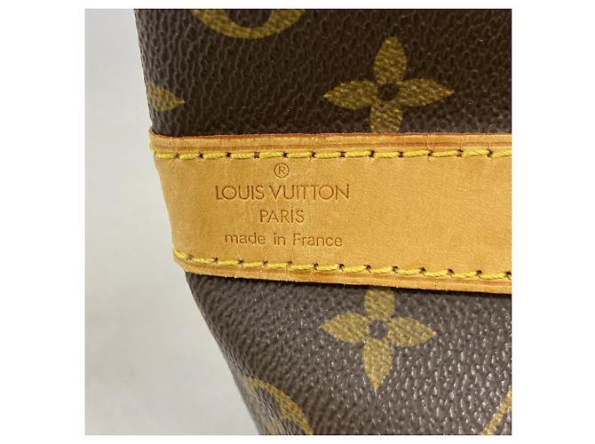 Louis Vuitton Boston Monogram Keepall Bandoulière 50 Marrone - vista 5