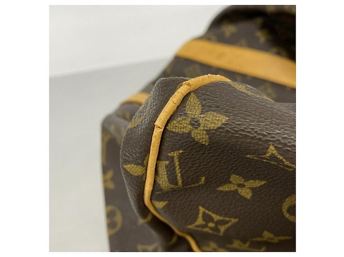 Louis Vuitton Boston Monogram Keepall Bandoulière 50 Marrone - vista 6