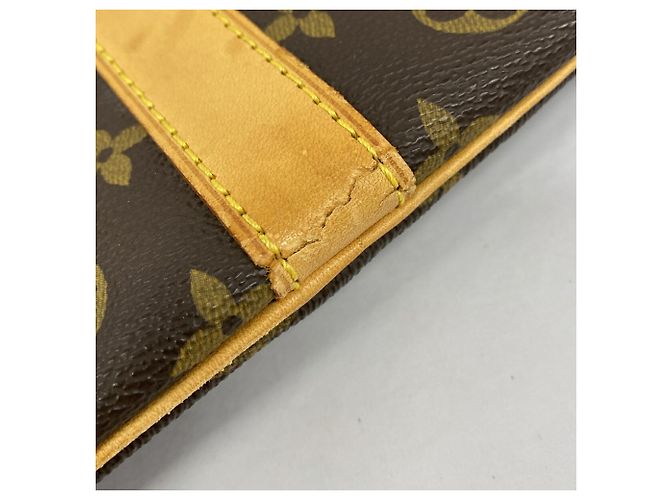 Louis Vuitton Boston Monogram Keepall Bandoulière 50 Marrone - vista 7
