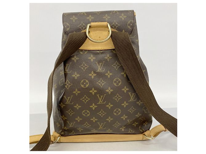 Zaino Louis Vuitton Monogram Montsouris GM Marrone - vista 11