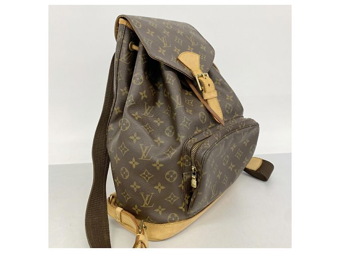 Zaino Louis Vuitton Monogram Montsouris GM Marrone - vista 2