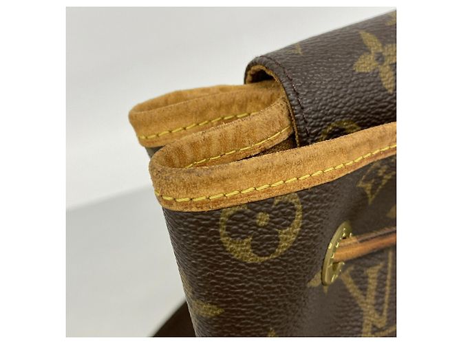 Zaino Louis Vuitton Monogram Montsouris GM Marrone - vista 7