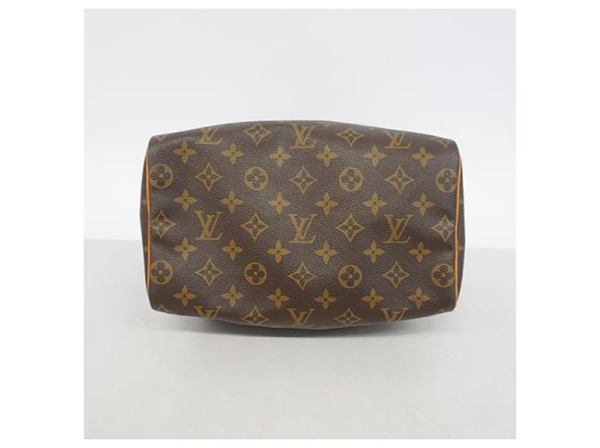 Borsa Louis Vuitton Monogram Speedy 25 Marrone - vista 3