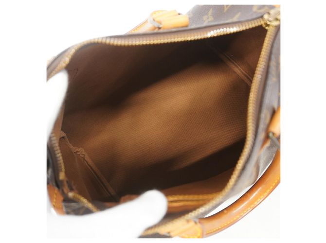 Borsa Louis Vuitton Monogram Speedy 25 Marrone - vista 4