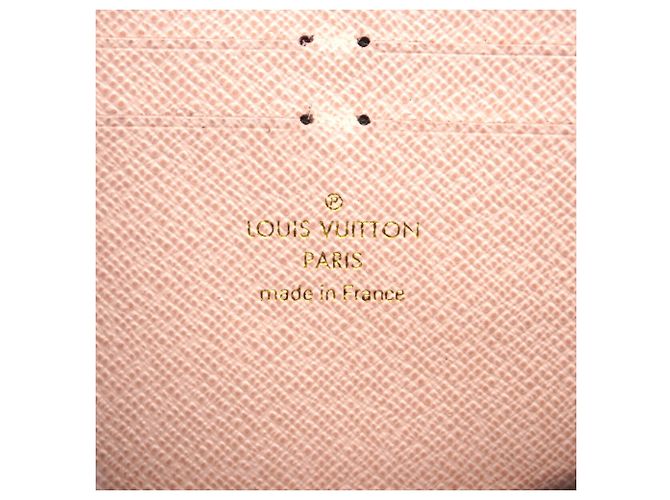 Louis Vuitton Monogram Portefeuille Clemence Long Wallet Marrone Rosa - vista 4