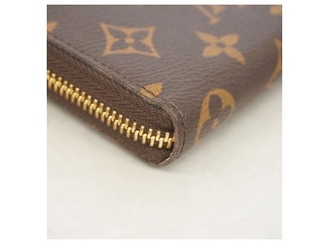 Louis Vuitton Monogram Portefeuille Clemence Long Wallet Marrone Rosa - vista 6