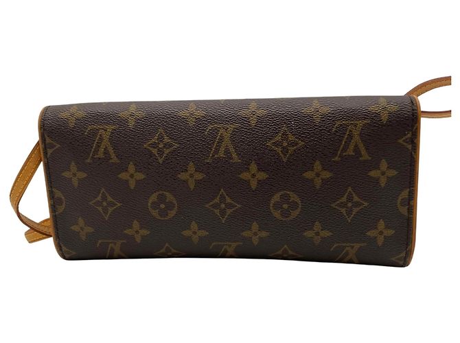 Louis Vuitton Pochette Twin GM Monogram Shoulder Bag Braun - Ansicht 3