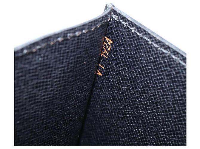 LOUIS VUITTON Epi Montaigne 27 Clutch Bag Black M52652 LV Auth 200196 Nero - vista 12