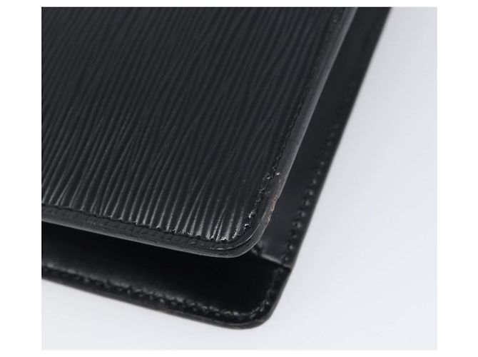 LOUIS VUITTON Epi Montaigne 27 Clutch Bag Black M52652 LV Auth 200196 Nero - vista 16