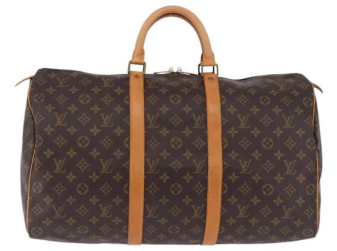 LOUIS VUITTON Monogram Keepall 50 Boston Bag M41426 LV Auth ka5916A Monogramma - vista 13
