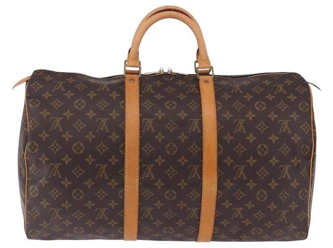 LOUIS VUITTON Monogram Keepall 50 Boston Bag M41426 LV Auth ka5916A Monogramma - vista 2