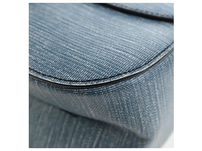 LOUIS VUITTON Epi Denim Chain It PM Shoulder Bag Blue M50271 LV Auth 198692SAM - vista 17