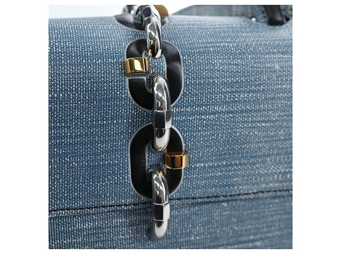 LOUIS VUITTON Epi Denim Chain It PM Shoulder Bag Blue M50271 LV Auth 198692SAM - vista 21