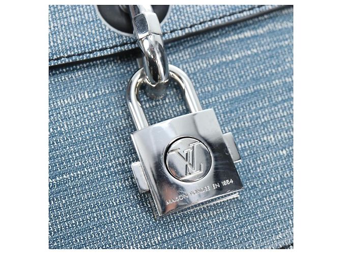LOUIS VUITTON Epi Denim Chain It PM Shoulder Bag Blue M50271 LV Auth 198692SAM - vista 22
