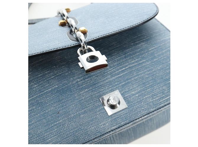 LOUIS VUITTON Epi Denim Chain It PM Shoulder Bag Blue M50271 LV Auth 198692SAM - vista 23