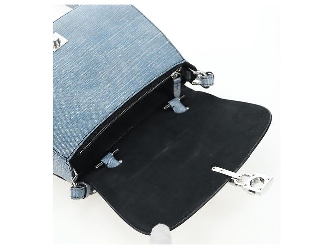 LOUIS VUITTON Epi Denim Chain It PM Shoulder Bag Blue M50271 LV Auth 198692SAM - vista 24
