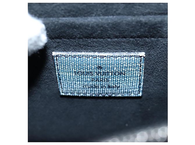 LOUIS VUITTON Epi Denim Chain It PM Shoulder Bag Blue M50271 LV Auth 198692SAM - vista 26