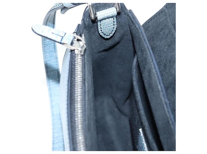 LOUIS VUITTON Epi Denim Chain It PM Shoulder Bag Blue M50271 LV Auth 198692SAM - vista 28