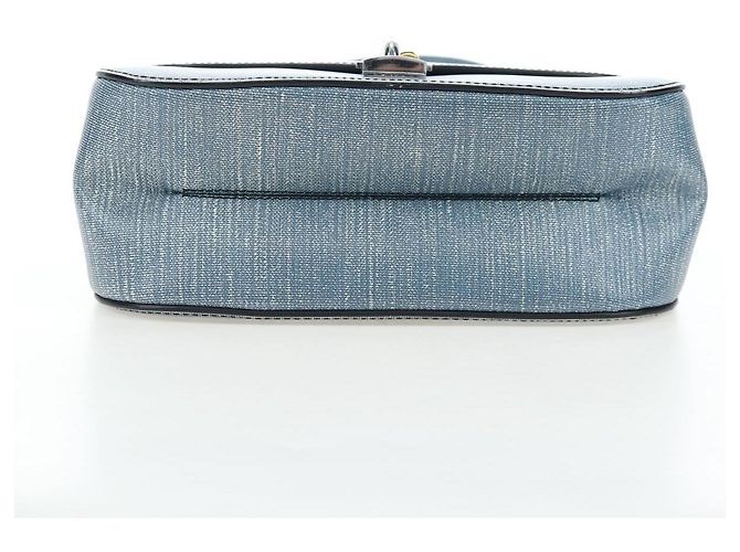 LOUIS VUITTON Epi Denim Chain It PM Shoulder Bag Blue M50271 LV Auth 198692SAM - vista 5