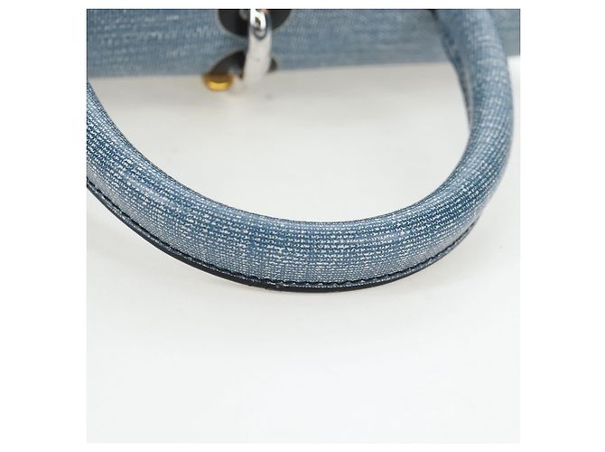 LOUIS VUITTON Epi Denim Chain It PM Shoulder Bag Blue M50271 LV Auth 198692SAM - vista 7