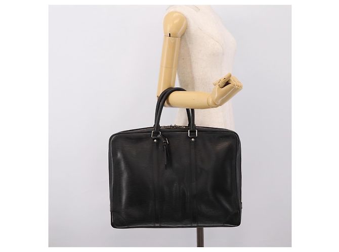 LOUIS VUITTON Epi Porte Documents Voyage Business Bag Black M54472 Auth 198948 Nero - vista 25