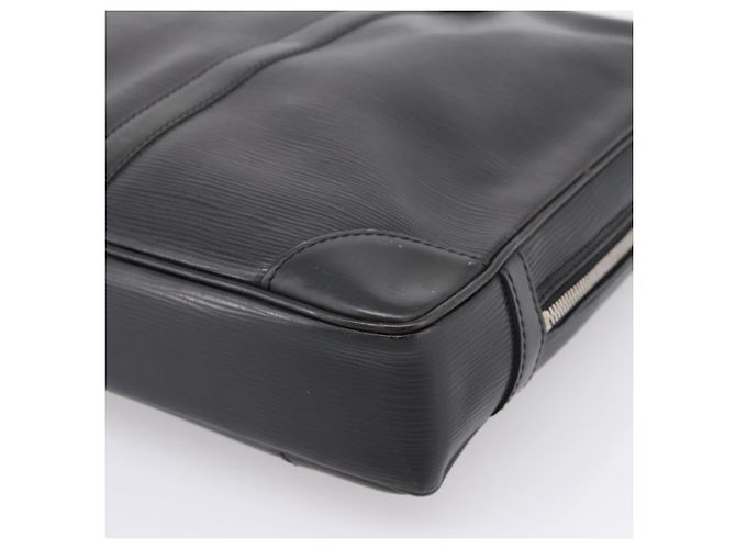 LOUIS VUITTON Epi Porte Documents Voyage Business Bag Black M54472 Auth 198948 Nero - vista 9
