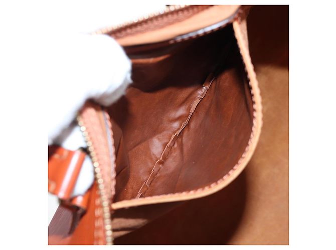 LOUIS VUITTON Epi Speedy 40 Hand Bag Brown Kenya M42983 LV Auth 198713V Marrone - vista 26