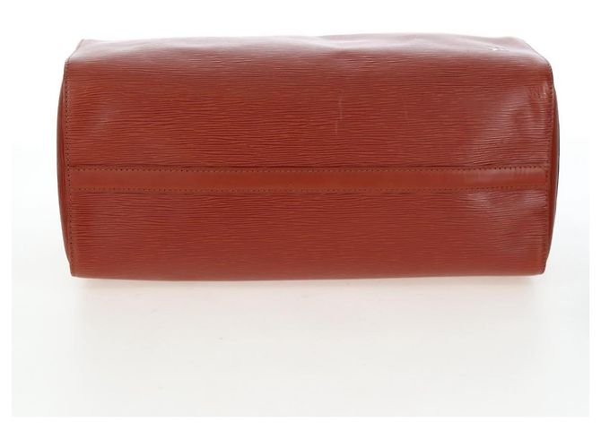 LOUIS VUITTON Epi Speedy 40 Hand Bag Brown Kenya M42983 LV Auth 198713V Marrone - vista 5
