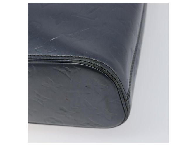 LOUIS VUITTON Monogram Mat Sutter Shoulder Bag Blue M55165 LV Auth BA15117 - vista 16