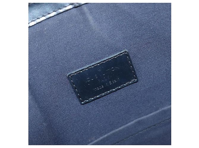 LOUIS VUITTON Monogram Mat Sutter Shoulder Bag Blue M55165 LV Auth BA15117 - vista 19