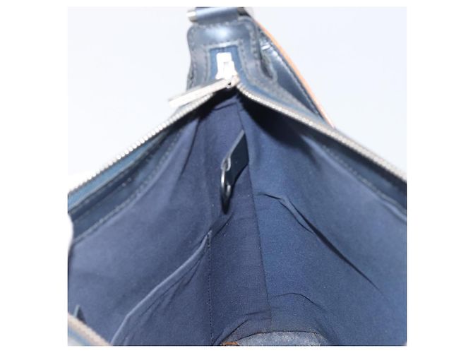LOUIS VUITTON Monogram Mat Sutter Shoulder Bag Blue M55165 LV Auth BA15117 - vista 20