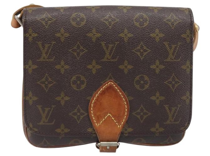LOUIS VUITTON Monogram Cartouchiere MM Shoulder Bag M51253 LV Auth ar14085 Monogramma - vista 13