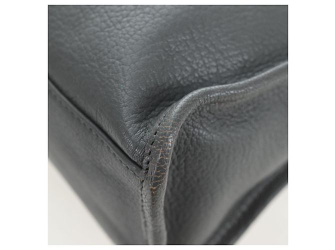 BALENCIAGA Classic Metallic Ege City Bag Leather 2way Gray 432831 Auth 197181SAM Marrone Argento - vista 18
