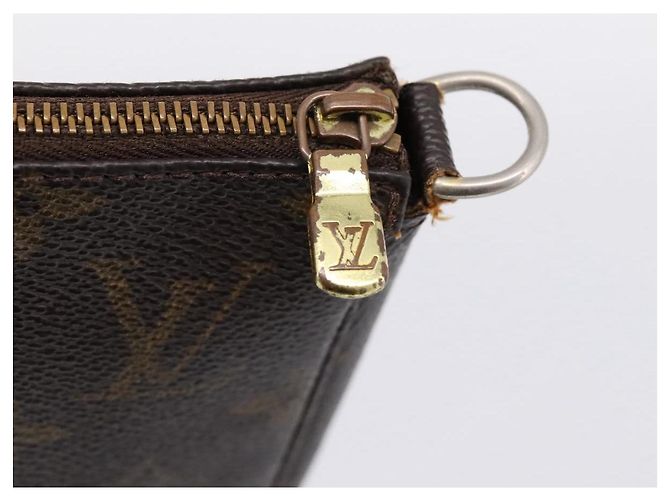 LOUIS VUITTON Monogram Pochette Accessoires Pouch M51980 LV Auth 197792 Monogramma - vista 8
