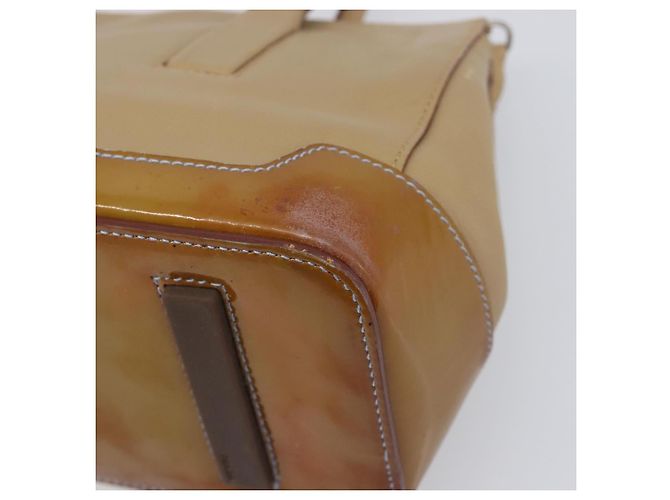 Borsa PRADA in pelle beige argento autentica 197618 - vista 16