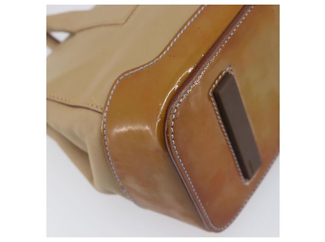 Borsa PRADA in pelle beige argento autentica 197618 - vista 17