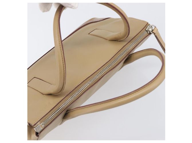 Borsa PRADA in pelle beige argento autentica 197618 - vista 6