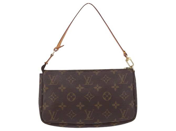 LOUIS VUITTON Monogram Pochette Accessoires Pouch M51980 LV Auth 199614V Monogramma - vista 2