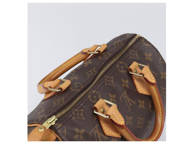 Borsa a mano LOUIS VUITTON Monogram Speedy 25 M41528 LV Auth am12418V Monogramma - vista 6