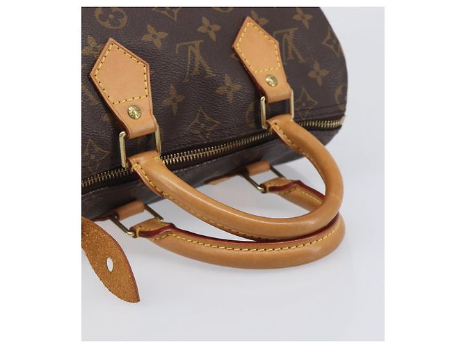 Borsa a mano LOUIS VUITTON Monogram Speedy 25 M41528 LV Auth am12418V Monogramma - vista 7